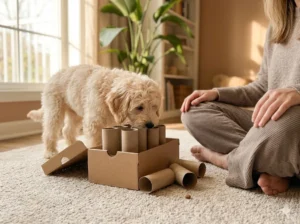 DIY-Intelligenzspielzeug für Hunde