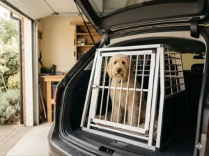 Doodle im Auto: Box, Gurt oder Netz — was ist Pflicht?