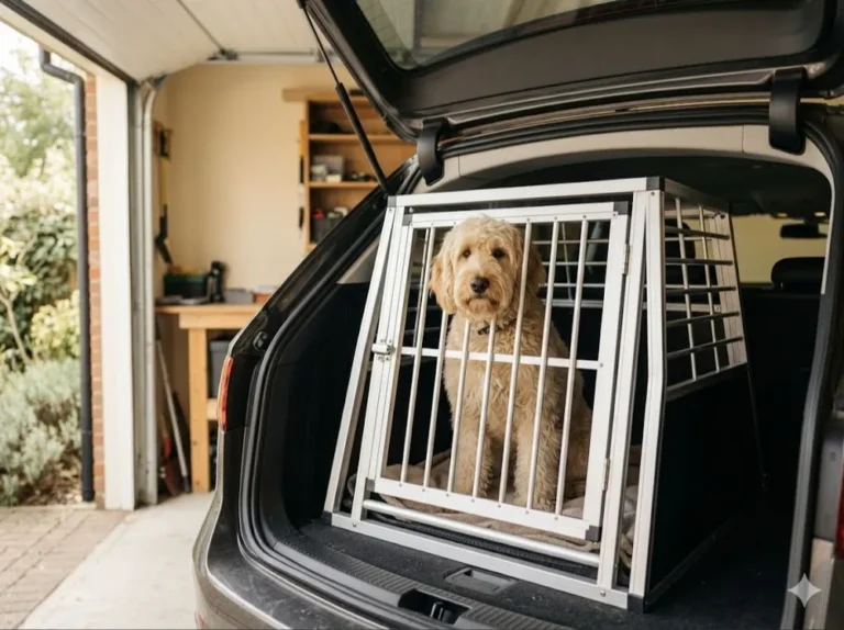 Doodle im Auto: Box, Gurt oder Netz — was ist Pflicht?
