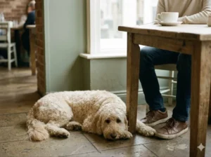 Doodle im Restaurant: Etikette, Training, was Gastgeber erwarten