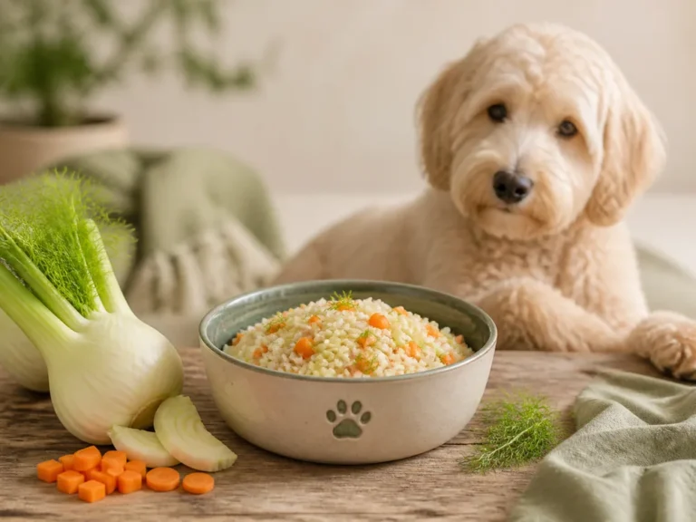 Fenchel-Karotten-Reis-Schonkost im Napf