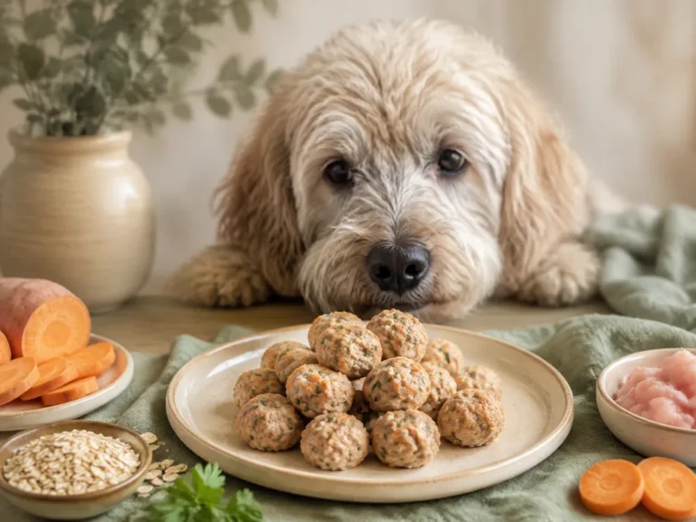 Weiche Puten-Bällchen für Senioren-Hunde